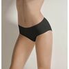 Γυναικείο midi slip Cotonella - Ψηλόμεσο - Οικολογικό βαμβάκι - 3 pack - Μαύρο