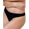 Brazilian slip Luna Secret Sense -Μαύρο- laser-cut - Χωρίς ραφές