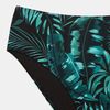 Μαγιό slip Plus Size Rock Club - Κλασικό Palm print - Μπικίνι κανονικό