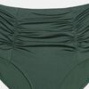Μαγιό slip Plus Size Rock Club - Ψηλόμεσο Κυπαρισσί - Μπικίνι με σούρες