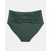 Μαγιό slip Plus Size Rock Club - Ψηλόμεσο Κυπαρισσί - Μπικίνι με σούρες