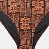 Μαγιό slip Plus Size Rock Club - TOTEM print - Μπικίνι κανονικό