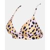 Μαγιό top Rock Club - Panther print - Bikini Τρίγωνο με Λάστιχο - Cup C D