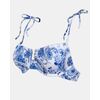 Μαγιό top Rock Club - Porcelain print - Bikini Χωρίς Ενίσχυση - Cup B C