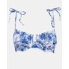 Μαγιό top Rock Club - Porcelain print - Bikini Χωρίς Ενίσχυση - Cup B C