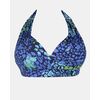 Μαγιό top Τρίγωνο Rock Club - Spring print - Bikini για μεγάλο στήθος - Cup E