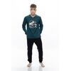 Ανδρική πυτζάμα Galaxy - Κυπαρισσί -  Homewear Set