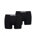 Ανδρικό Boxer Levi's - Fashion λάστιχο -Μαύρο - 2 pack - Regular Fit - Cotton