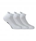 Walk Γυναικεία Βαμβακερές κοφτές κάλτσες (3 ζεύγη) - Λευκό