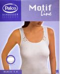 Γυναικείο φανελάκι Palco Motif Line - Top βαμβακερό με φαρδιά τιράντα