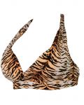 Μαγιό τρίγωνο Rock Club Tiger - Animal Print - Τοπ Bikini - Μεγάλο στήθος - Cup E