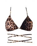 Μαγιό τρίγωνο Rock Club Animal - Animal Print - Τοπ Bikini