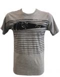 Ανδρικό T-Shirt Just Cavalli - Γκρι - Τύπωμα τίγρη