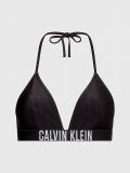 Μαγιό τρίγωνο Calvin Klein - Μαύρο - Τοπ Bikini - Σταθερό cup
