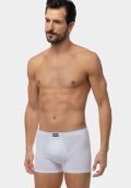 Ανδρικό Boxer Minerva Sporties - Λευκό - Φαρδύ Λάστιχο - Regular Fit - CottonΑνδρικό Boxer Minerva Sporties - Λευκό - Φαρδύ Λάστιχο - Regular Fit - Cotton