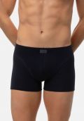 Ανδρικό Boxer Minerva Sporties - Μαύρο - Φαρδύ Λάστιχο - Regular Fit - Cotton