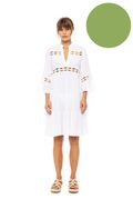 Γυναικείο Beachdress Pink Label -  Φόρεμα - Aspen Green - Regular Fit - Viscose