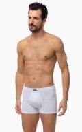 Ανδρικό Boxer Minerva - Sporties - Λευκό - Εσωτερικό Λάστιχο - 3 pack - Regular Fit - Cotton