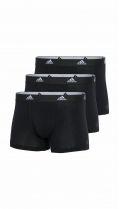 Ανδρικό boxer Adidas - Fashion λάστιχο - Μαύρο - 3 pack - Regular Fit - Cotton