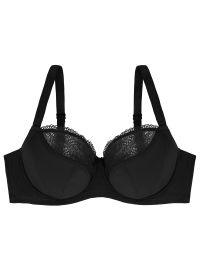 Σουτιέν Dorina - Tshirt Bra - Μαύρο & Κόκκινο δαντέλα - Τέλειο κράτημα