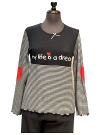 Γυναικεία Πυτζάμα Doremi - Fleece - Γκρι