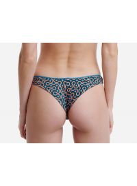 Γυναικείο brazil slip Walk - Multicolor Brief από ίνες bamboo - 2 pack