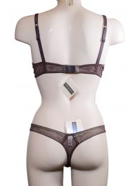 Σετ Σουτιέν La Perla & String - Καφέ - Δαντέλα - C cup