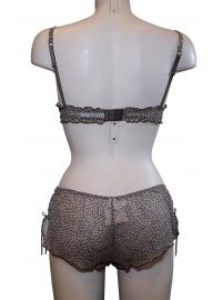 Σετ Σουτιέν Kookai & Boxer - Εκρού - Animal Print - B cup