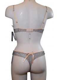 Σετ Σουτιέν Lisca & String - Animal Print - B cup