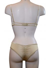 Σετ Σουτιέν Lisca & Brazil - Σατέν Μπεζ - Δαντέλα - B cup