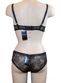 Σετ Σουτιέν Armani & Boxer - Μαύρο - Δαντέλα - D cup