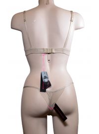 Σετ Σουτιέν Rosanna Ansaloni & String - Μπεζ - Δαντέλα - B cup