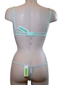 Σετ Σουτιέν Verdissima & String - Γαλάζιο - Δαντέλα - B cup