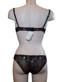 Σετ Σουτιέν Off Limits & Slip - Μαύρο - Σχέδιο - C cup