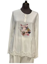 Γυναικεία Πυτζάμα Penky - Modal - Μπεζ