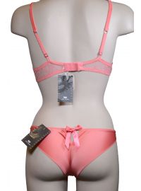 Σετ Σουτιέν Jolidon & Brazil - Κοραλί - B Half cup