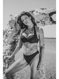 Σετ Γυναικείο μαγιό Solano - Μπικίνι Μαύρο - Plus size - D Cup