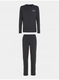 Ανδρική πυτζάμα Tommy Hilfiger - Γκρι - 100% Cotton