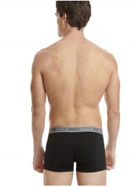 Ανδρικό boxer Walk Basic - Μαύρο βαμβακερό - 2 pack