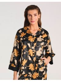 Γυναικεία πυτζάμα Lida - Εμπριμέ - Σεμιζιέ - Σατέν