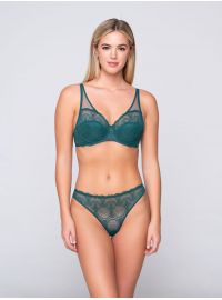 Σουτιέν Balconette Luna Pearl - Πράσινο - see-thrοugh λεπτομέρεια - Μεγάλο στήθος - Cup DΣουτιέν Balconette Luna Pearl - Πράσινο - see-thrοugh λεπτομέρεια - Μεγάλο στήθος - Cup D