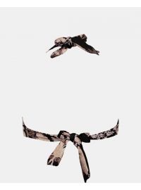 Μαγιό top Τρίγωνο Rock Club - Peony print - Bikini για μεγάλο στήθος - Cup E