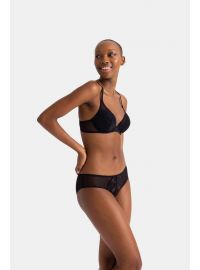 Σουτιέν 3/4 Dorina MELANIE - Δαντέλα - Μαύρο & Ροζ - 1+1 ΔΩΡΟ - Cup C