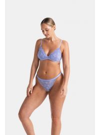 Dorina Γυναικείο String TRISHA - 1+1 ΔΩΡΟ - Ιβουάρ & Λιλά - 2 Pack