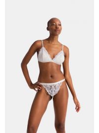 Dorina Γυναικείο String TRISHA - 1+1 ΔΩΡΟ - Ιβουάρ & Λιλά - 2 Pack