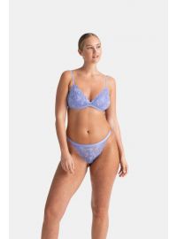 Dorina Γυναικείο String TRISHA - 1+1 ΔΩΡΟ - Ιβουάρ & Λιλά - 2 Pack