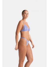 Dorina Γυναικείο String TRISHA - 1+1 ΔΩΡΟ - Ιβουάρ & Λιλά - 2 Pack