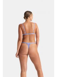 Dorina Γυναικείο String TRISHA - 1+1 ΔΩΡΟ - Ιβουάρ & Λιλά - 2 Pack