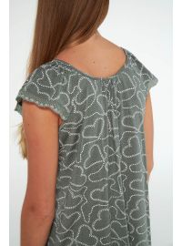 Γυναικεία πυτζάμα  Vamp - Κάπρι παντελόνι - Green Sage