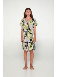 Γυναικείο Beachwear Vamp - Εμπριμέ Φόρεμα Καλοκαιρινό - Κοντό